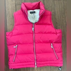 Bebe b.b.s.p Down Vest Women's Pink Puffer - Medium (Runs Small)